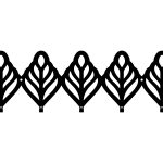 Wall Mounted Coat Hanger Openwork 50 cm