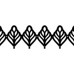 Wall Mounted Coat Hanger Openwork 60 cm