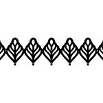 Wall Mounted Coat Hanger Openwork 70 cm