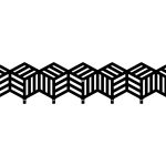 Wall Mounted Coat Hanger Cube 70 cm