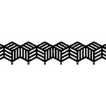 Wall Mounted Coat Hanger Cube 80 cm