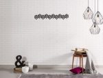 Long Wall Mounted Coat Hanger Geometric 100 cm - Image 3