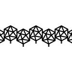 Wall Mounted Coat Hanger Geometric 70 cm