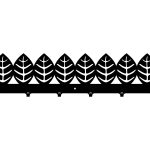 Coat Hooks Leaves 60 cm