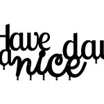 Long Coat Hooks Have A Nice Day! 100 cm