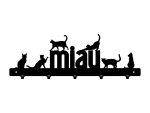 Coat Hooks Cats 50 cm