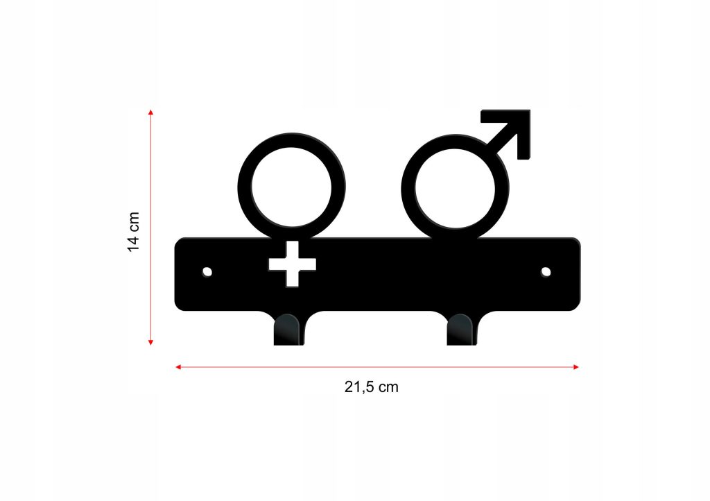 Towel Hook He She - Image 2