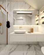 Ceiling Towel Rail Single XS - Image 5