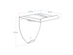 Helmet shelf with hanger - Image 4