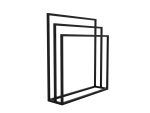 Free Standing Towel Rack Triple L - Image 2