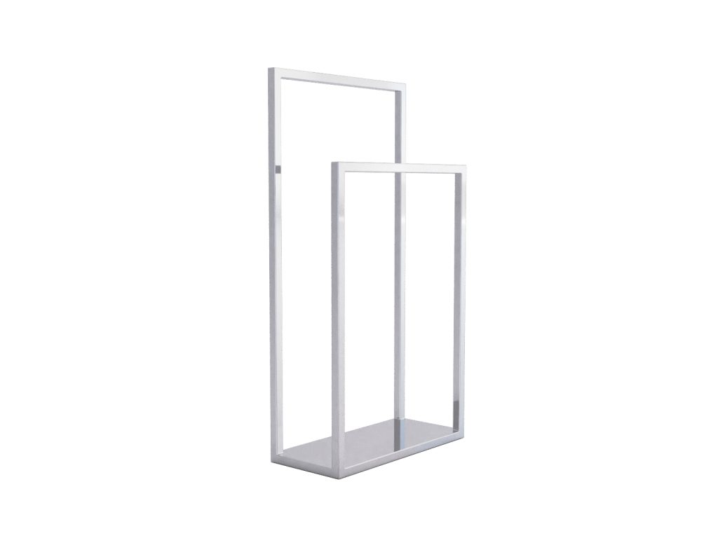 Free Standing Towel Rack Stainless Steel S - Image 2