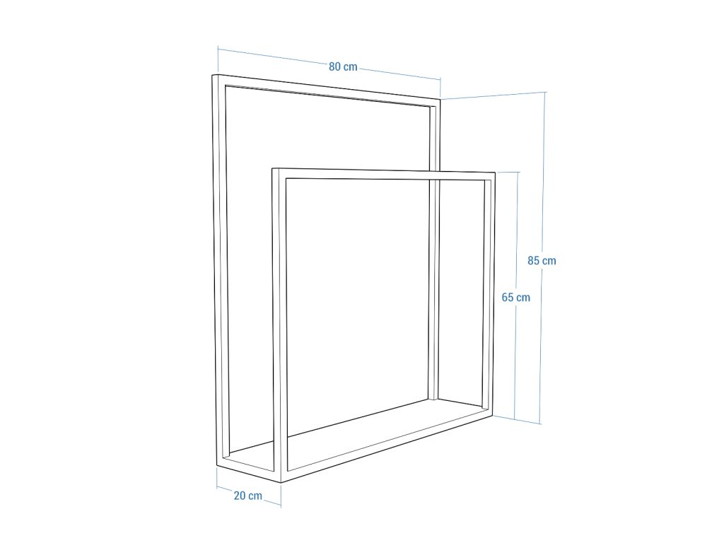 Free Standing Towel Rack Stainless Steel L - Image 5