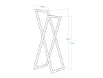 Free Standing Towel Rack Verso Stainless Steel XS - Image 5