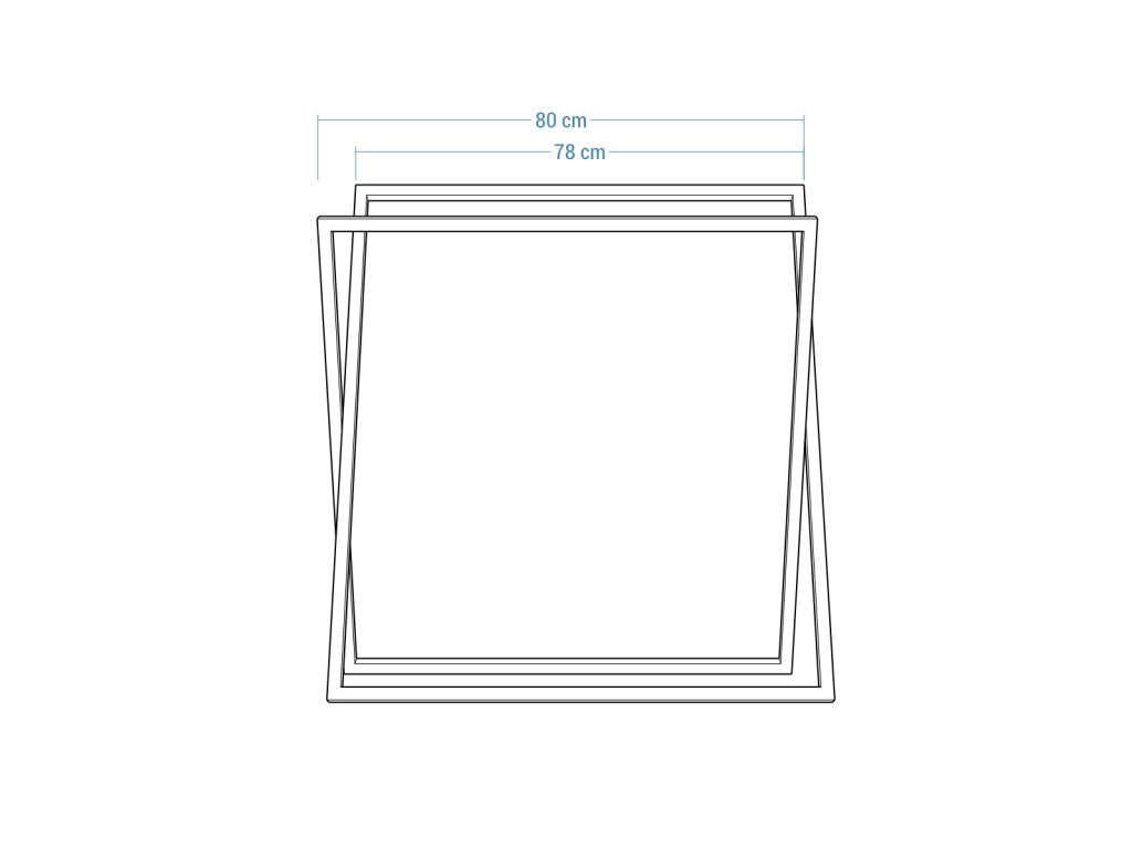 Free Standing Towel Rack Verso Stainless Steel L - Image 6