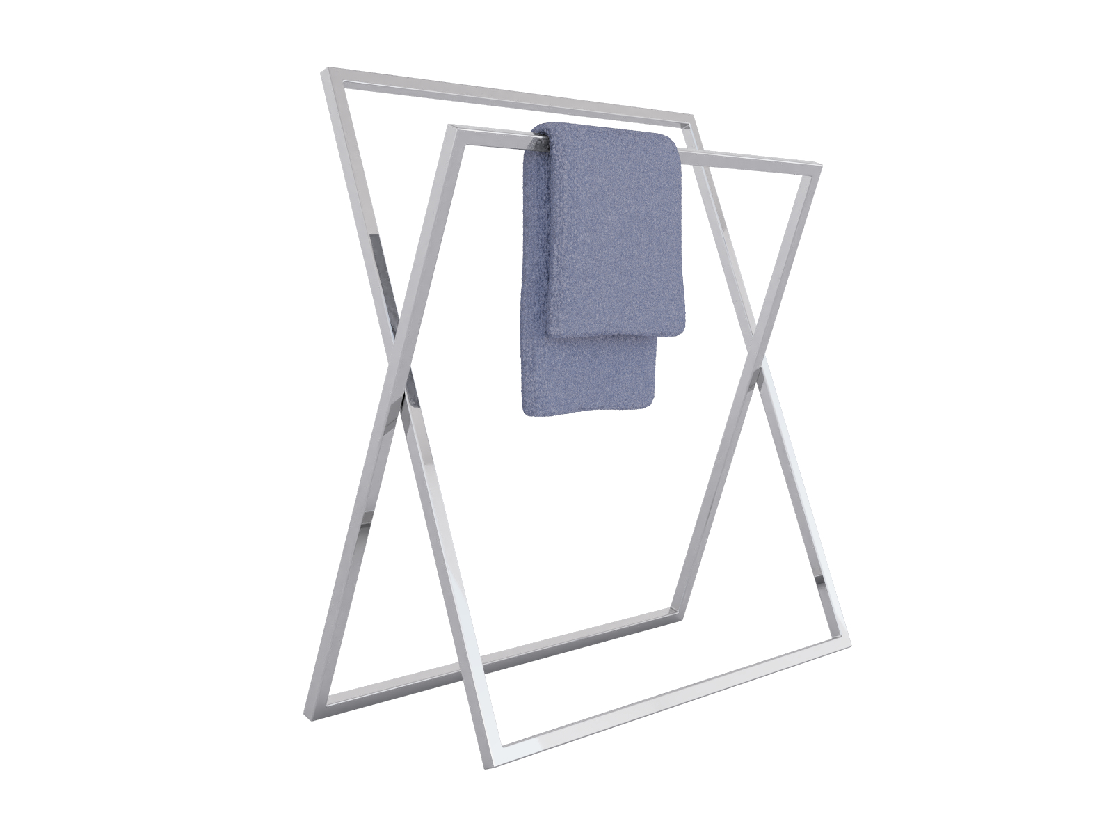 wp-k-np-80-l-sym1 Free Standing Towel Rack Verso Stainless Steel L - Image 1