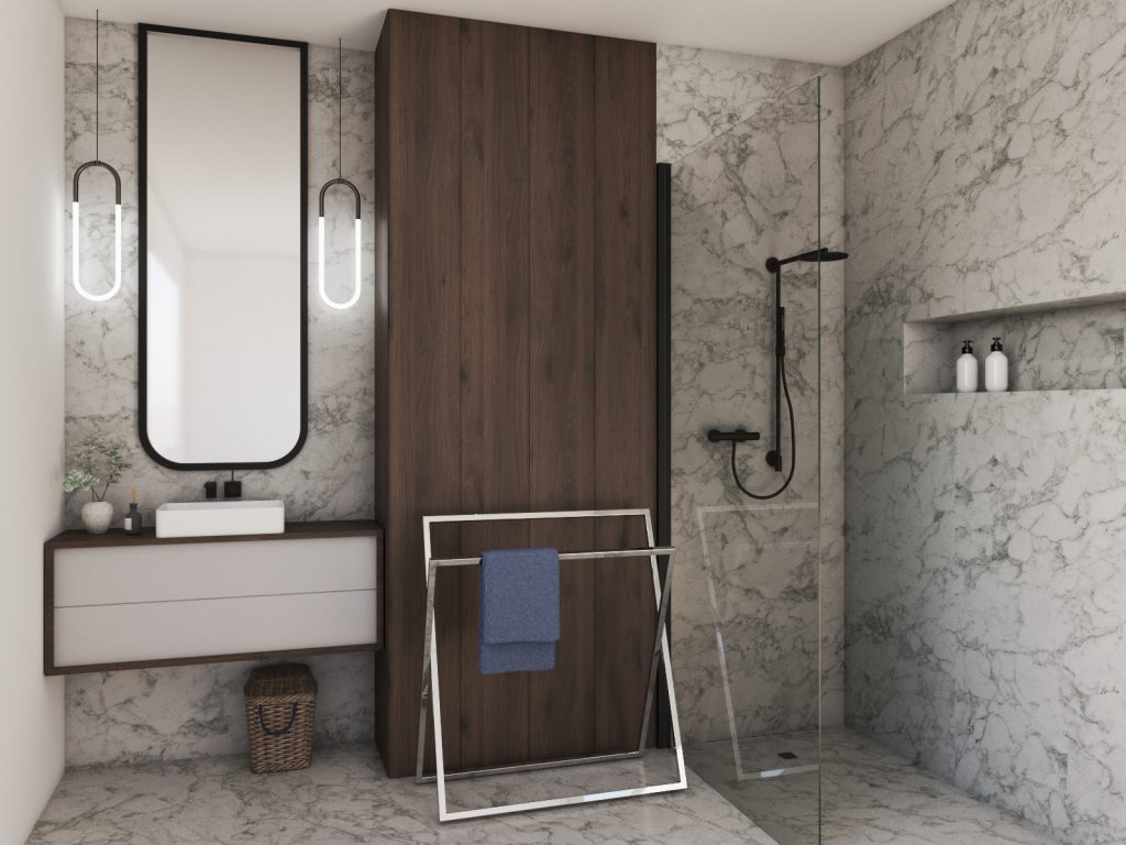 Free Standing Towel Rack Verso Stainless Steel L - Image 3