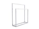 Free Standing Towel Rack Stainless Steel Chrome L - Image 2