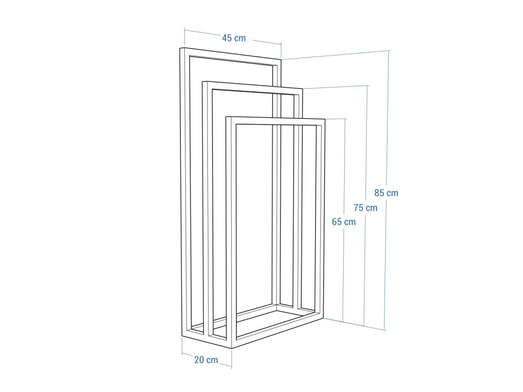 Towel Rack Triple Chrome S - Image 6