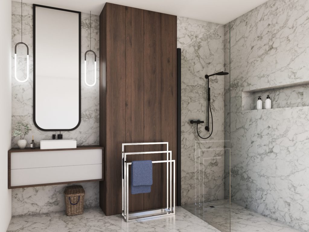 Towel Rack Triple Chrome M - Image 3