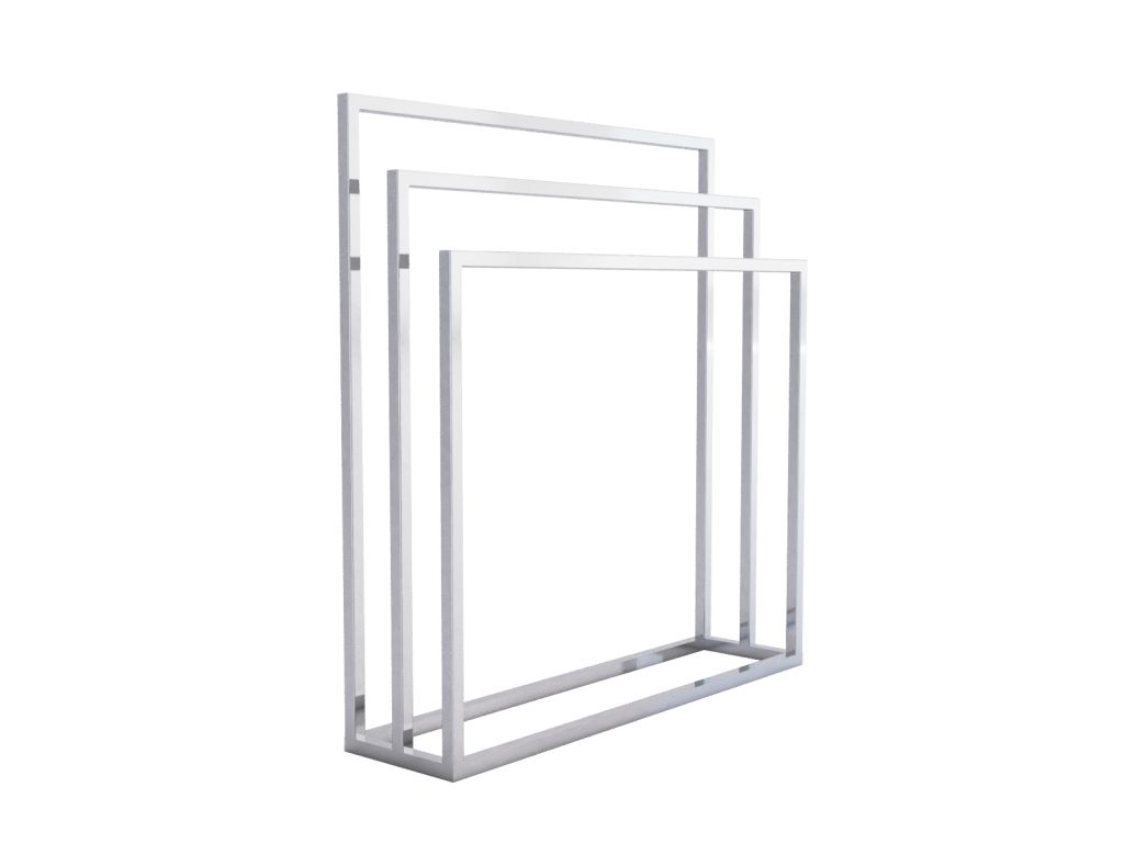 Towel Rack Triple Chrome L - Image 2