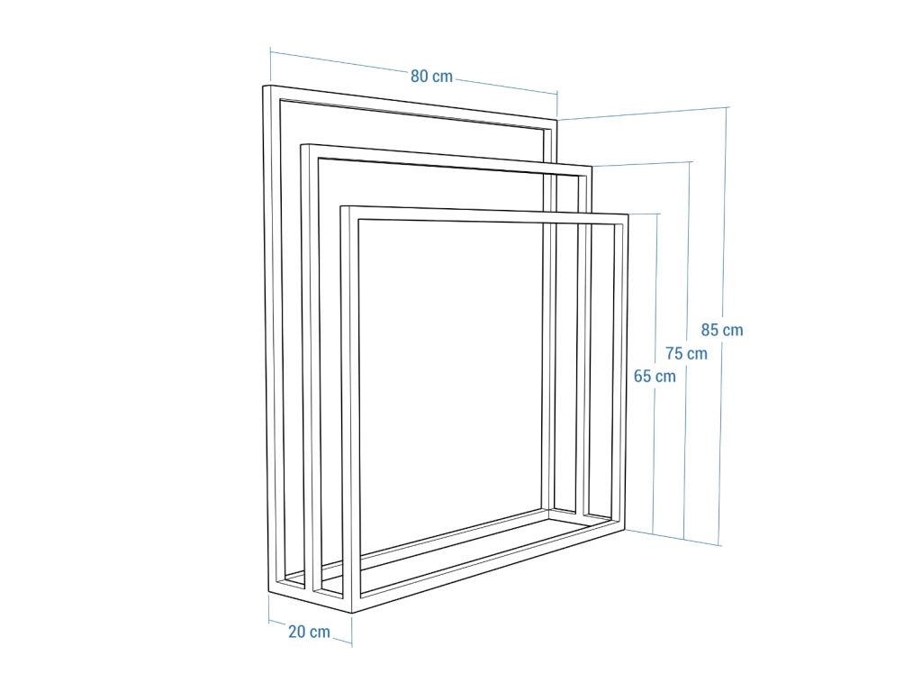 Towel Rack Triple Chrome L - Image 5