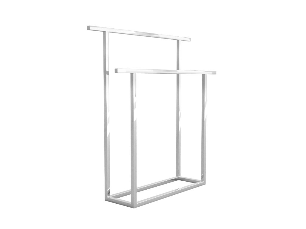 Free Standing Towel Rack T Stainless Steel L - Image 2