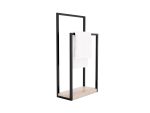 Free Standing Towel Rack with Wooden Base S