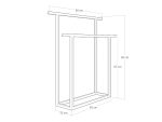 Free Standing Towel Rack T Metal L - Image 4