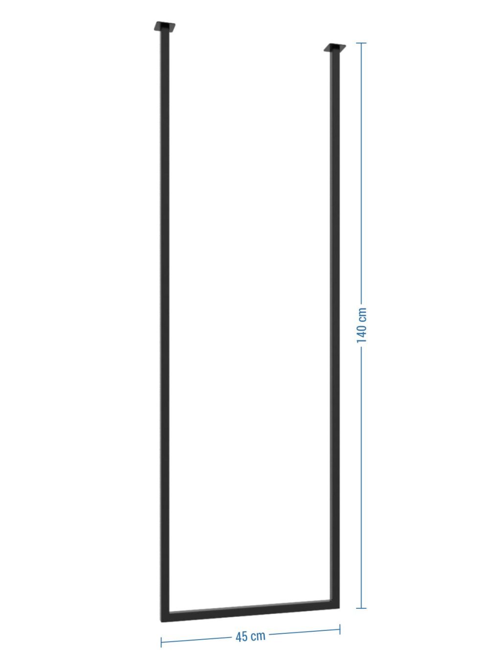 Ceiling Towel Rail Long Single S - Image 5