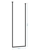 Ceiling Towel Rail Long Single S - Image 5