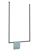 Ceiling Towel Rail Long Single L