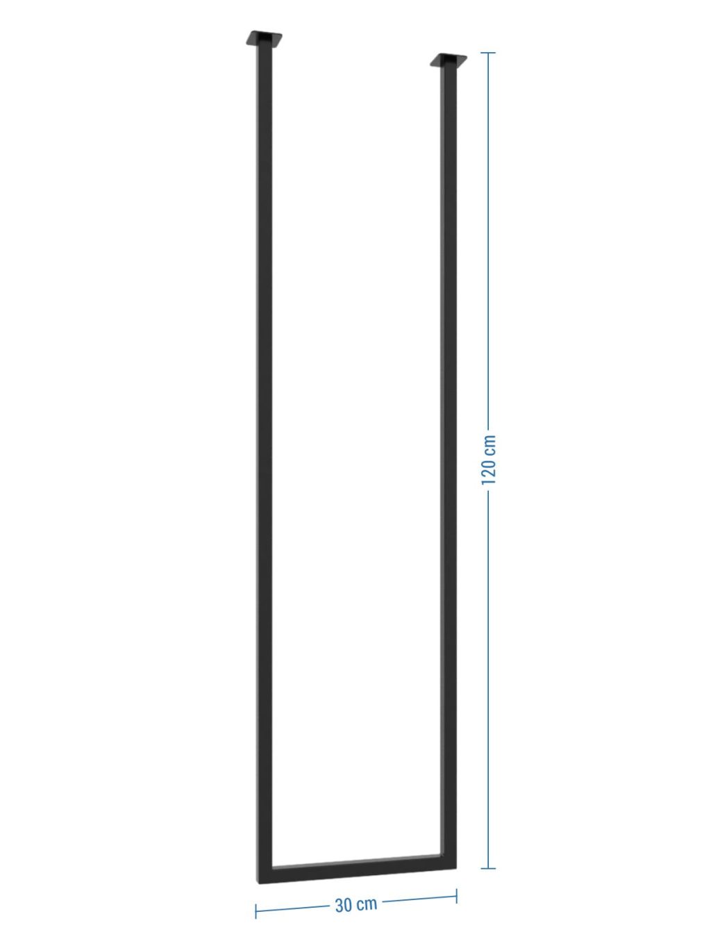 Ceiling Towel Rail Single XS - Image 3