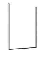 Ceiling Towel Rail Single L - Image 4