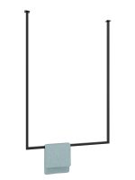 Ceiling Towel Rail Single L