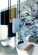 Ceiling Towel Rail Double M - Image 4