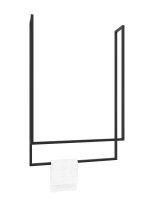 Ceiling Towel Rail Double L