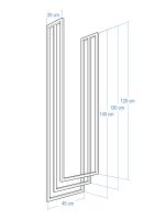 Ceiling Towel Rack Long Triple S - Image 4