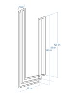 Ceiling Towel Rack Long Triple M - Image 4