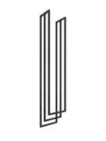 Ceiling Towel Rack Long Triple XS - Image 2