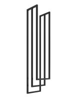 Ceiling Towel Rail Triple XS - Image 2