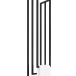 Ceiling Towel Rail Triple XS