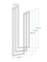 Ceiling Towel Rail Triple S - Image 4