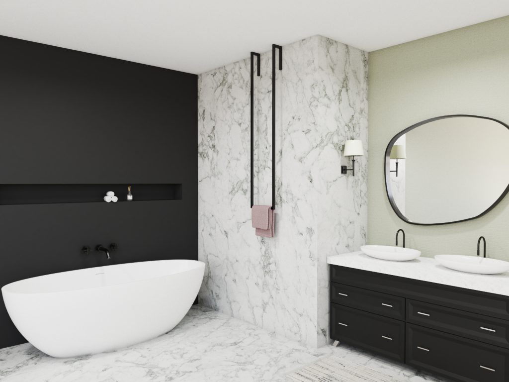 Single Wall-Mounted Towel Rack Long XS - Image 3