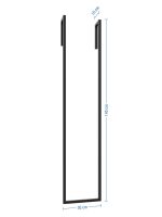 Single Wall-Mounted Towel Rack Long XS - Image 4