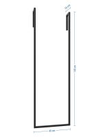 Single Wall-Mounted Towel Rack Long S - Image 4