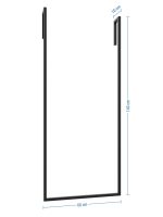 Single Wall-Mounted Towel Rack Long M - Image 4