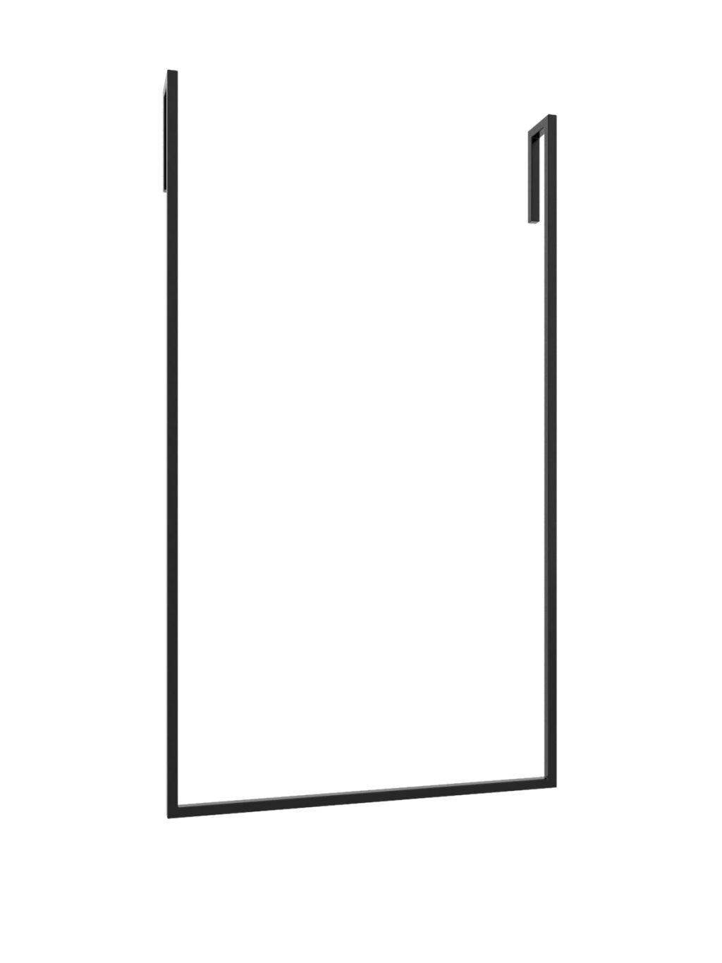 Single Wall-Mounted Towel Rack Long L - Image 2