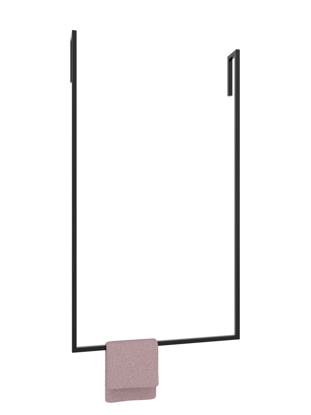 ws4-140-80-l-cza-sym1 Single Wall-Mounted Towel Rack Long L - Image 1