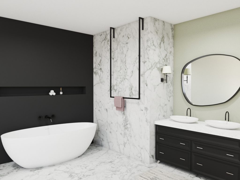 Single Wall-Mounted Towel Rack Long L - Image 3