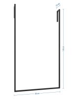 Single Wall-Mounted Towel Rack Long L - Image 4